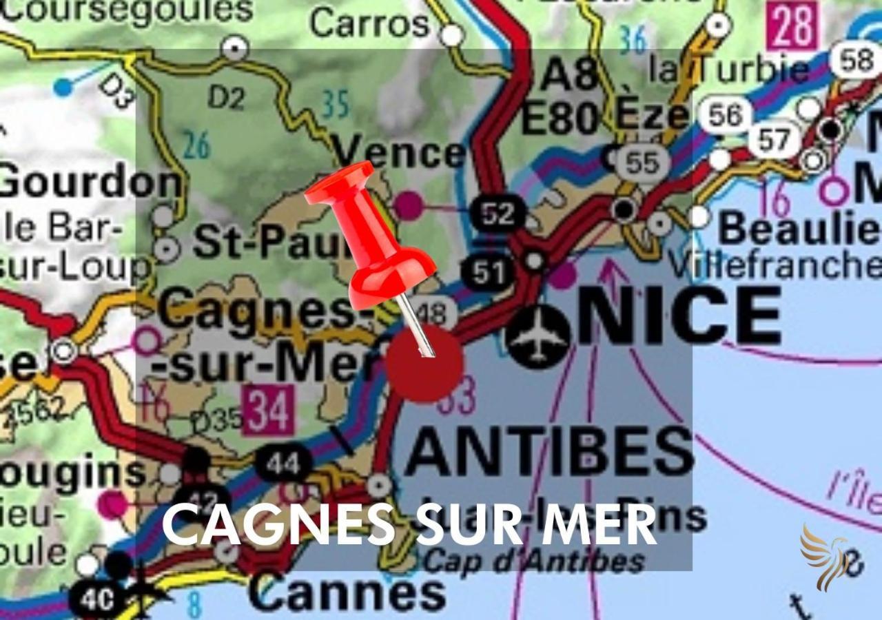L'Appaloosa De Mer-Pool Tennis Parking-Sea View - -Capitalchic Services Cagnes Sur Me מראה חיצוני תמונה